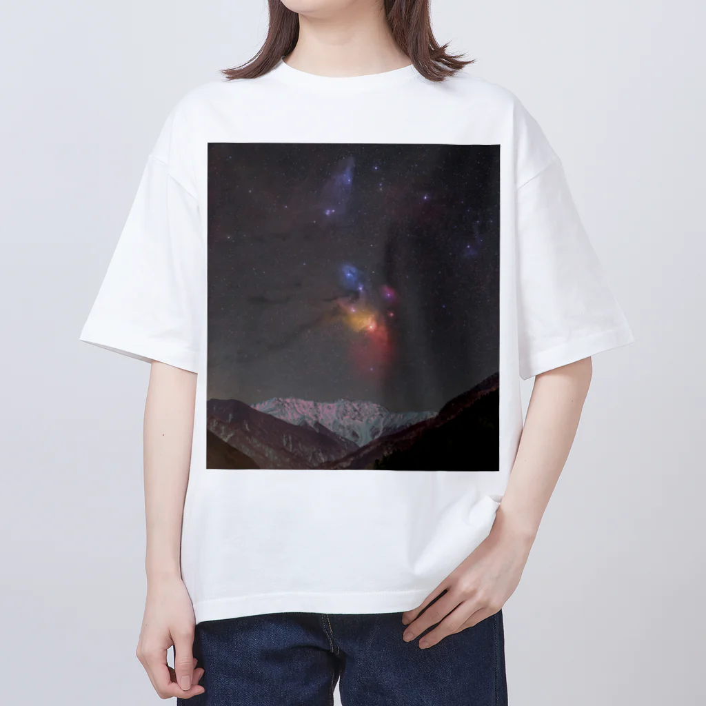 S204_Nanaの赤石岳に昇る蠍座 Oversized T-Shirt