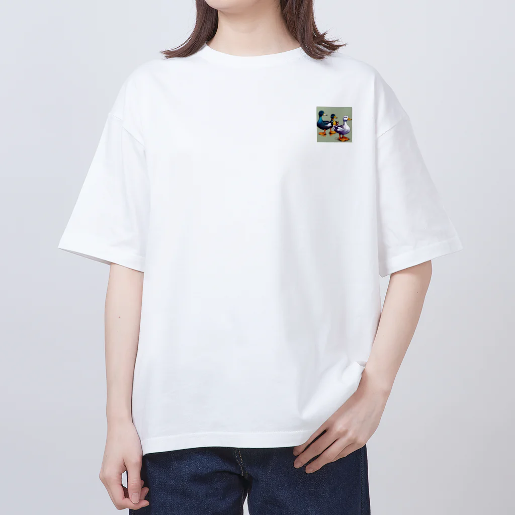 ナイトツリーショップのアヒル日和 Oversized T-Shirt