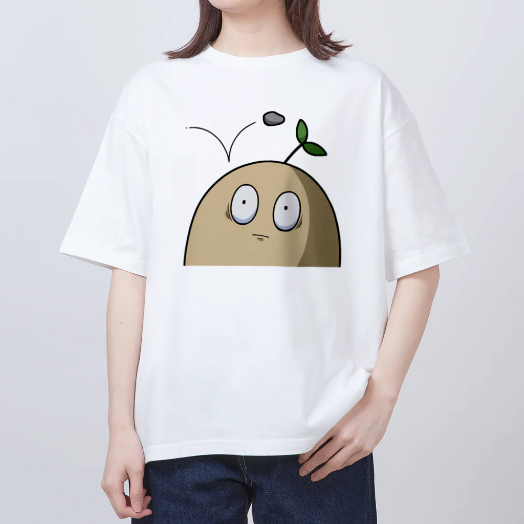 フラット寿明🥔Vtuberのイモポテト オーバーサイズTシャツ