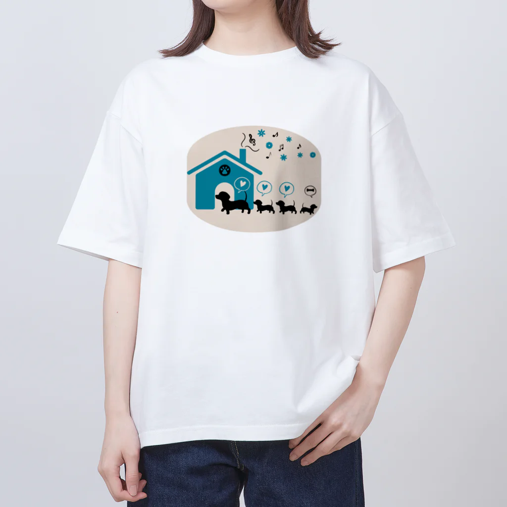 miru-miru-miruのお家に帰ろう オーバーサイズTシャツ