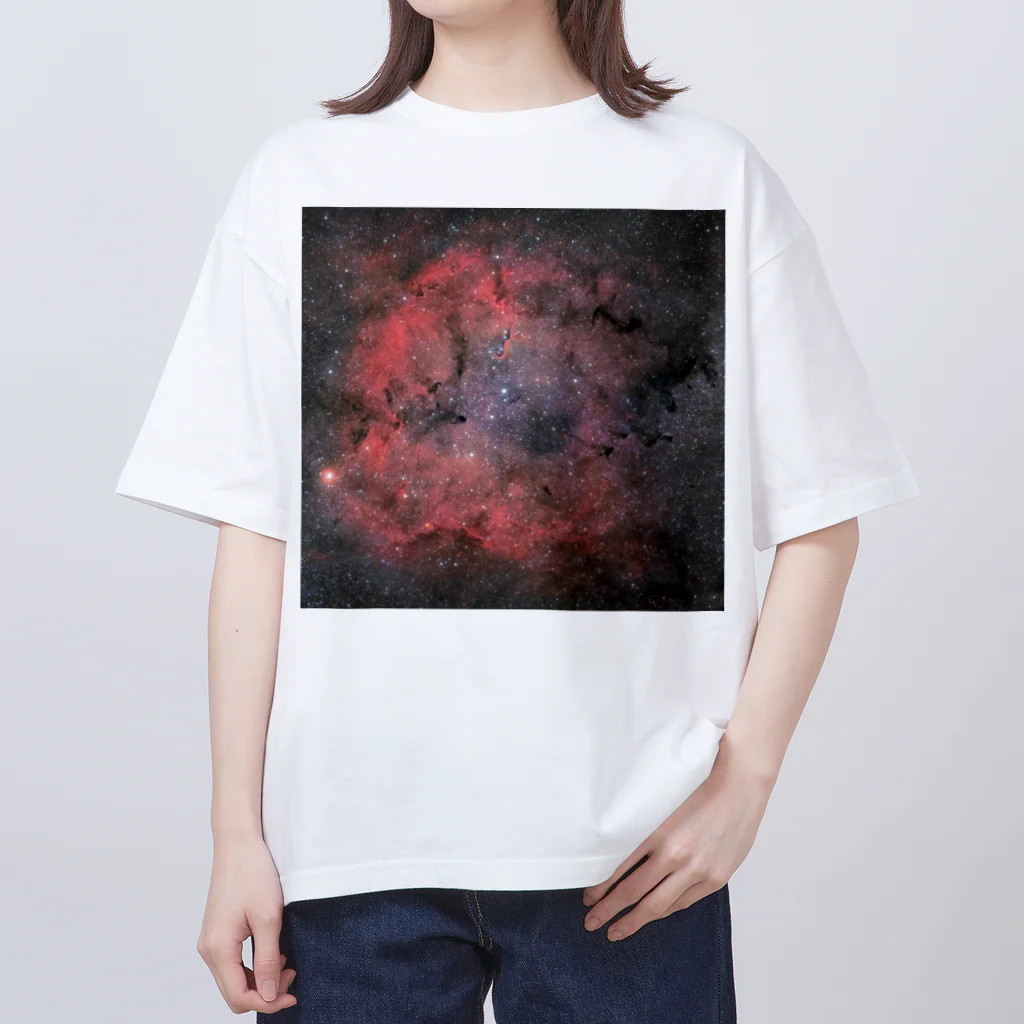 S204_NanaのIC1396 ガーネットスター Oversized T-Shirt