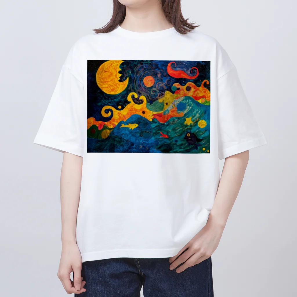 AQUAMETAVERSEのゲンノ夢　　NON13 オーバーサイズTシャツ