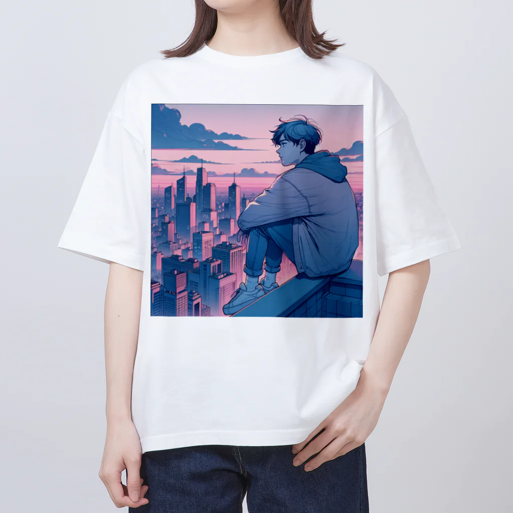 ゆーきの都市の狭間で Oversized T-Shirt