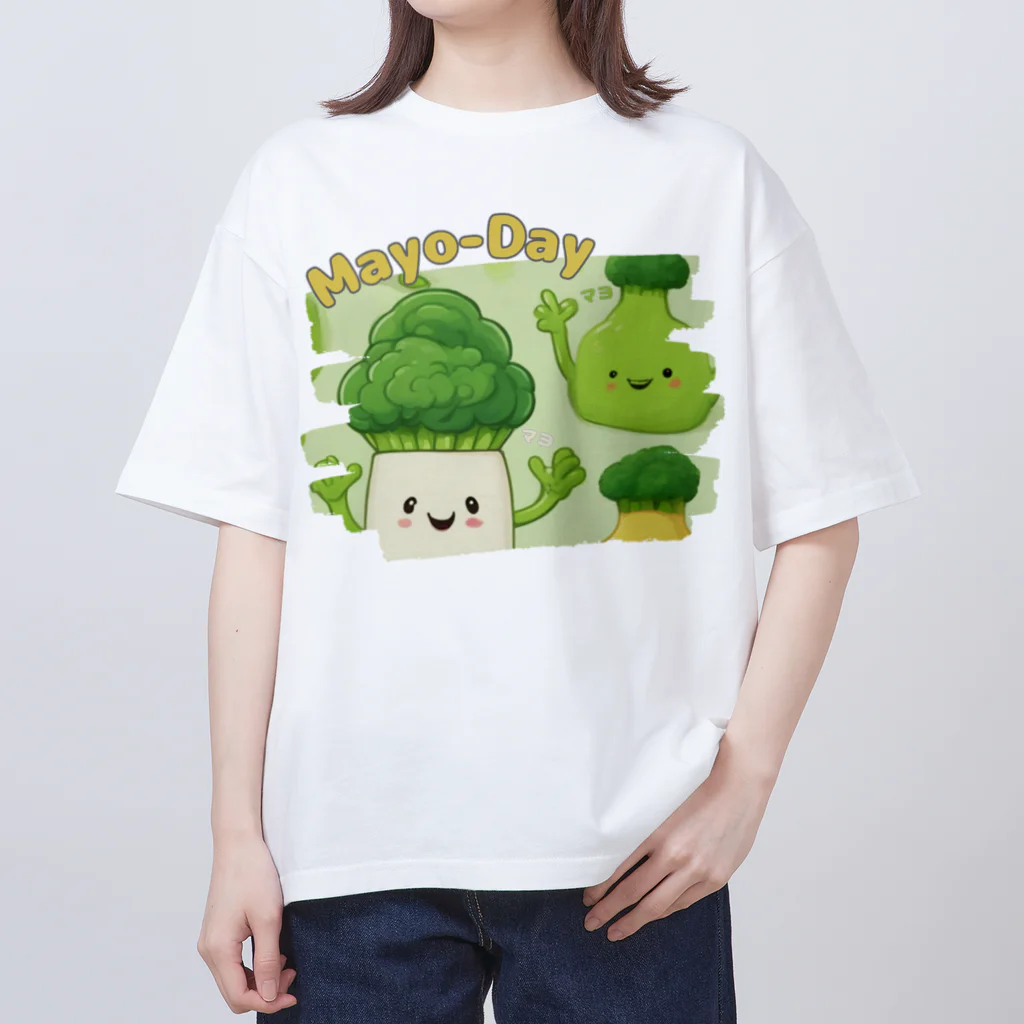 NaROOMのマヨ好きは、毎日がマヨネーズの日🥦 オーバーサイズTシャツ