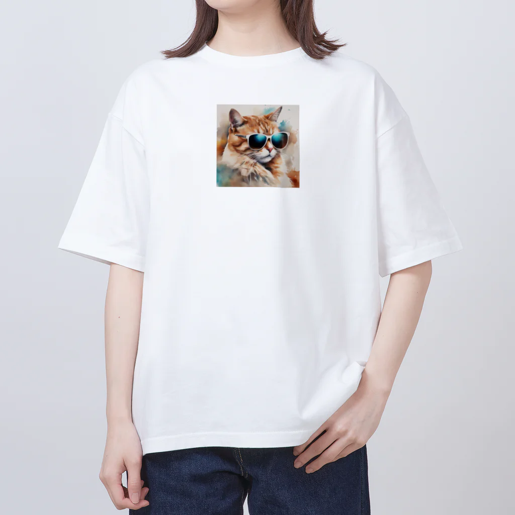 Ryu_1055のワイルドキャット オーバーサイズTシャツ