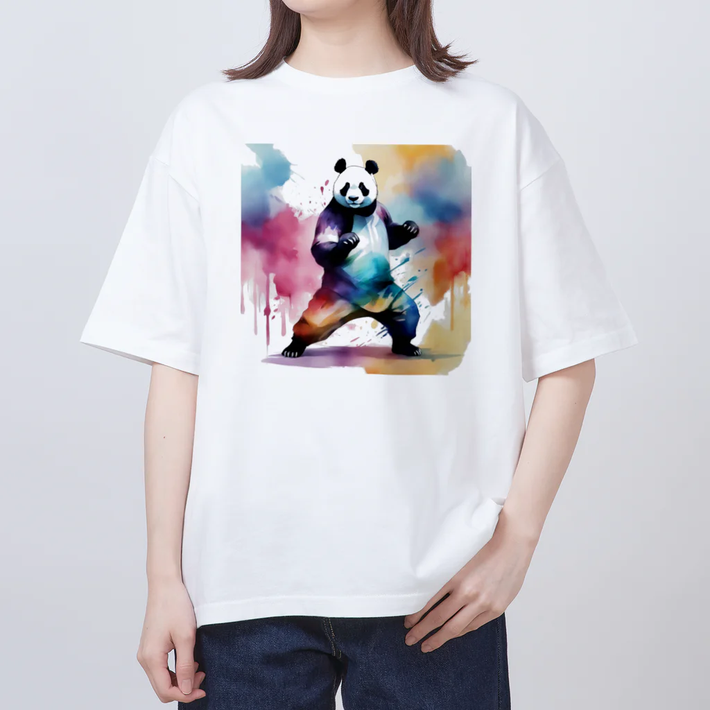 Oimo_shanの強そうなパンダさん Oversized T-Shirt