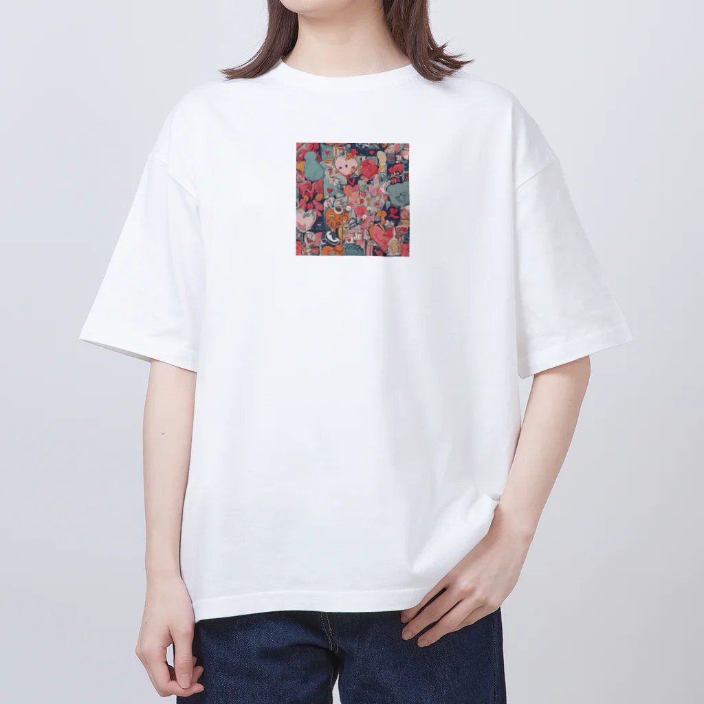 IkeyuのLOVE オーバーサイズTシャツ