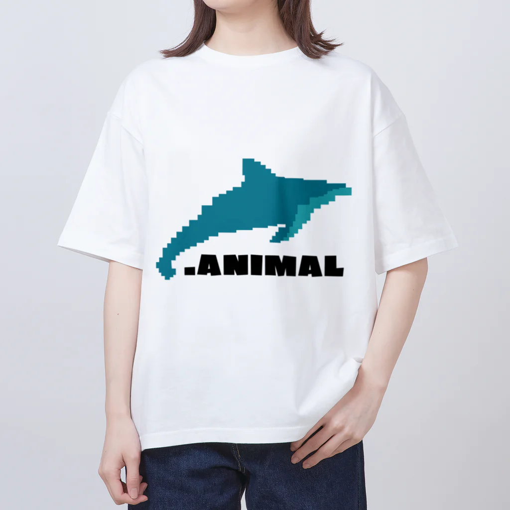 .ANIMALのドットイルカ　 わたしいるかです ver オーバーサイズTシャツ