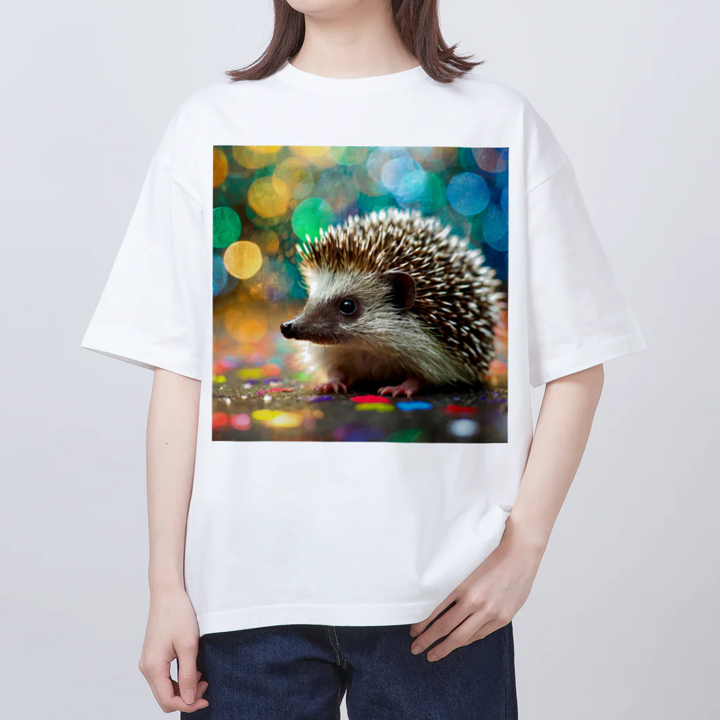 TAKAIのキラふわ☆ハリネズミ オーバーサイズTシャツ