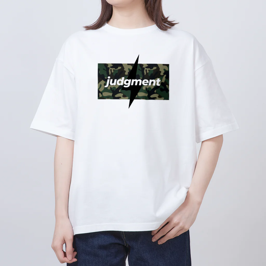 judgment produceの【judgment produce】judgment迷彩（緑） オーバーサイズTシャツ