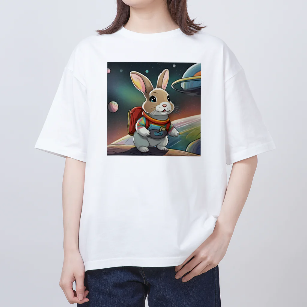 うさぎやの宇宙を旅するうさぎ2 Oversized T-Shirt