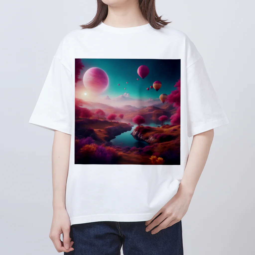 matsunne5555の幻想的な夢の冒険 オーバーサイズTシャツ