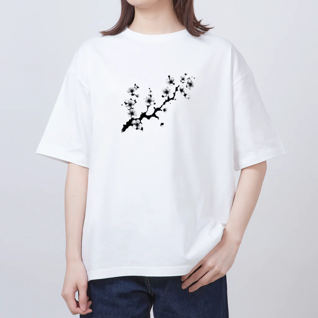 tenhou3の桜の木 オーバーサイズTシャツ