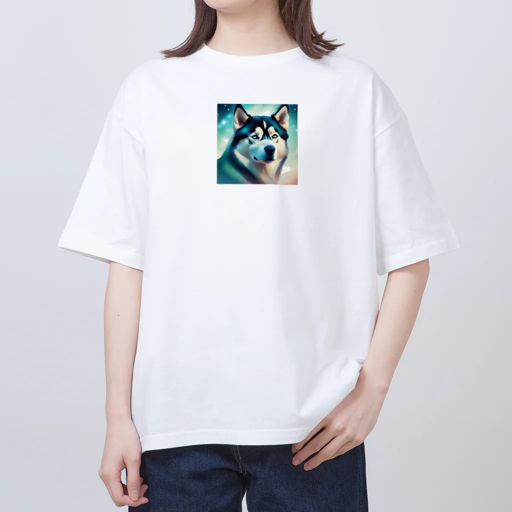 Nanalaのシベリアンハスキーグッズ Oversized T-Shirt