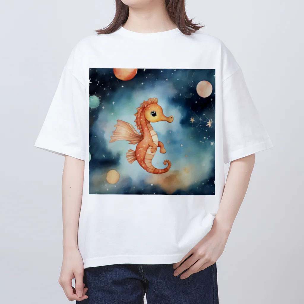 宇宙屋さんの宇宙オトシゴ オーバーサイズTシャツ