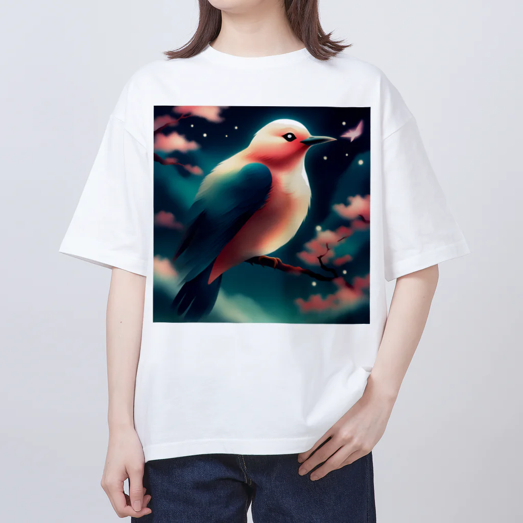 yatyohyakkeiの相思鳥 オーバーサイズTシャツ