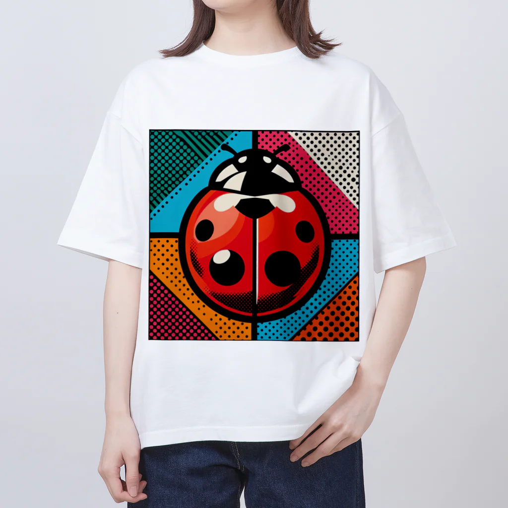 Mushikingのポップなテントウムシ Oversized T-Shirt