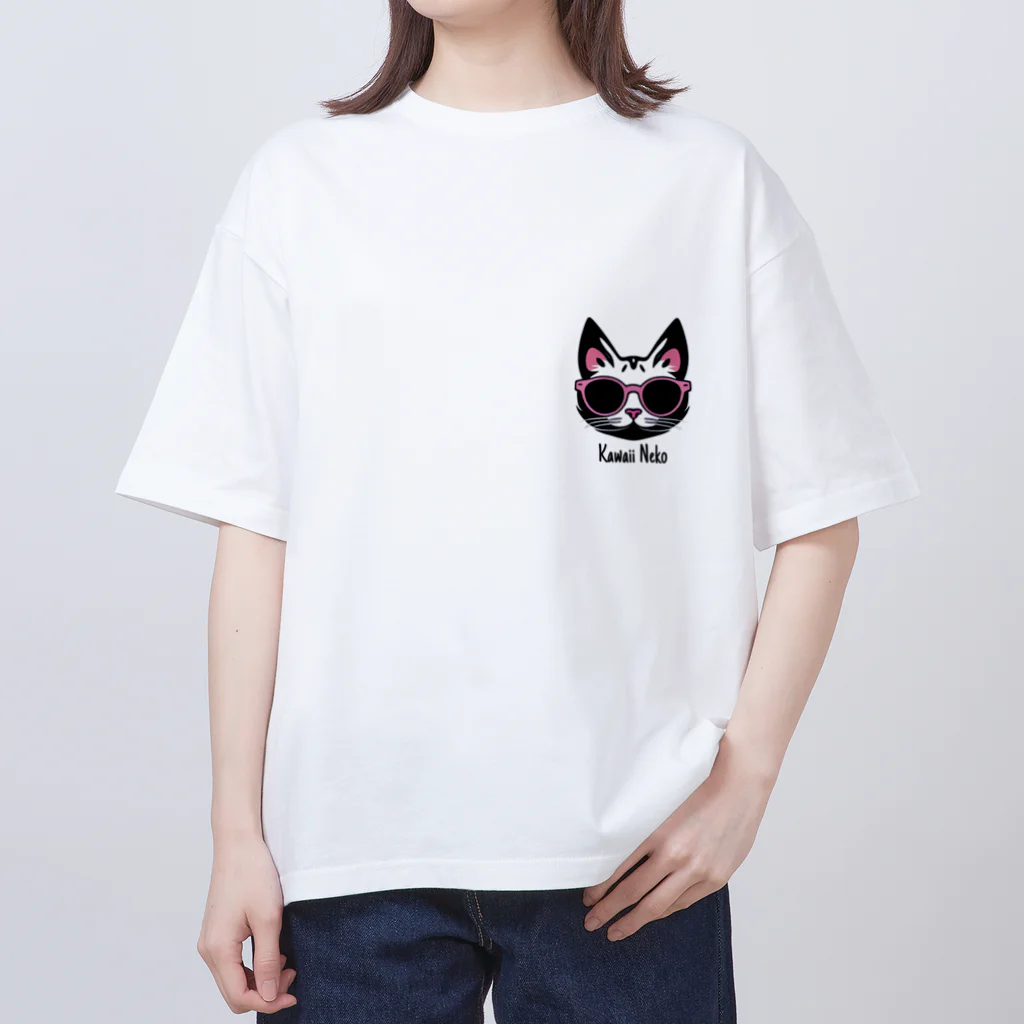 ArisarisaのKawaii Neko Oversized T-Shirt