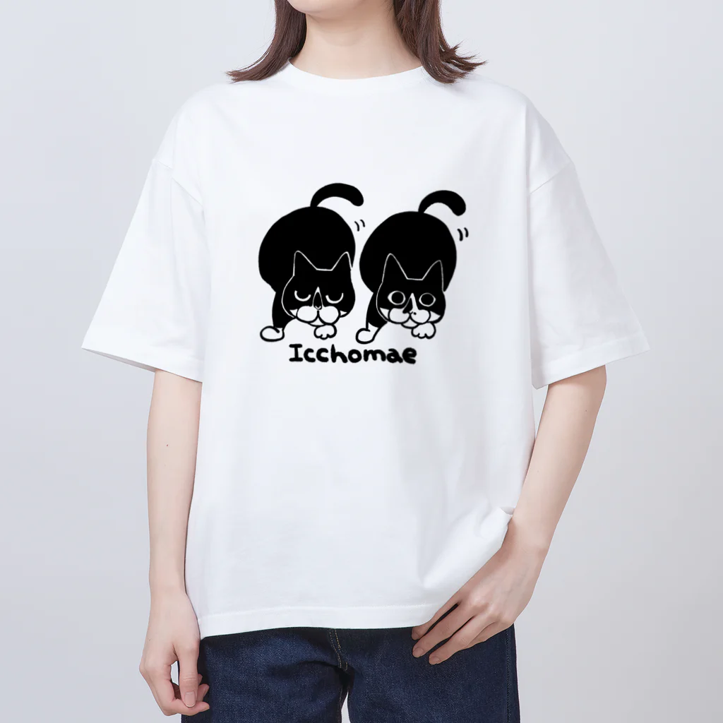 nekomataのIcchomaeオーバーサイズTシャツ Oversized T-Shirt