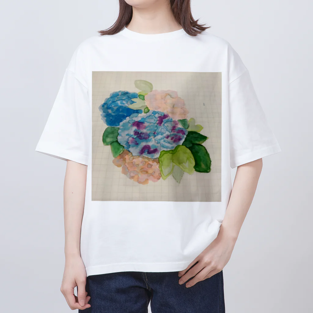 日々の折々の霞-紫陽花 Oversized T-Shirt