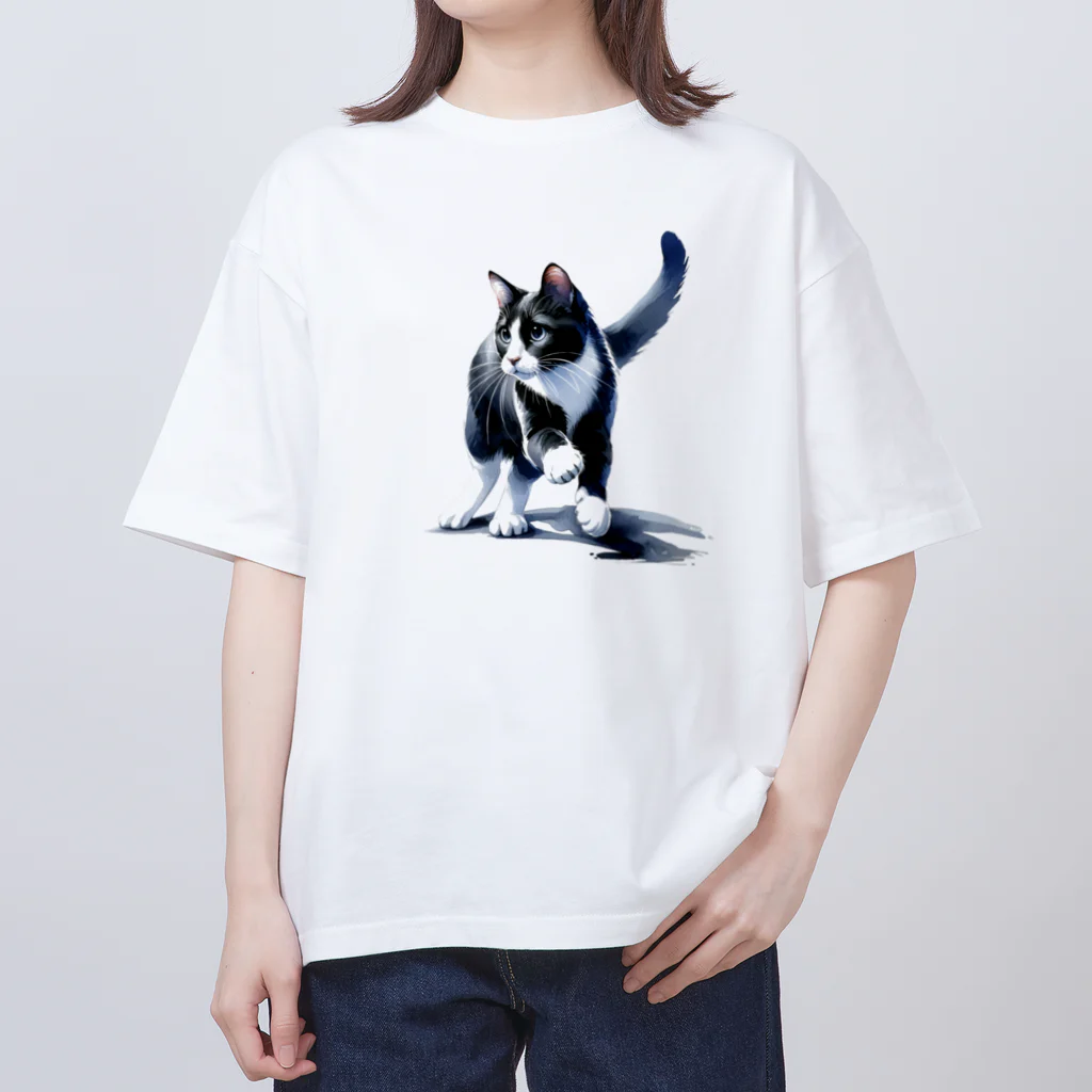 Cat FreakのハチワレキャットII オーバーサイズTシャツ