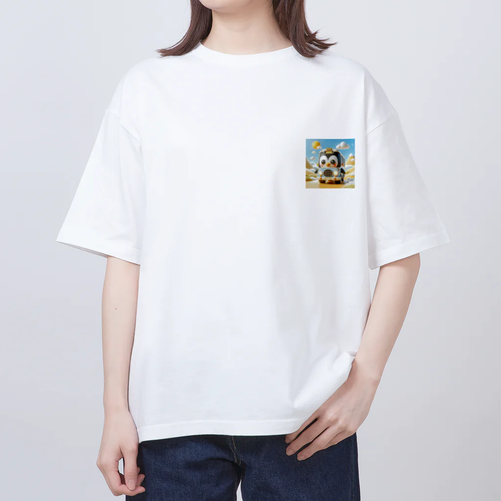 iwabousのペンギンバス オーバーサイズTシャツ