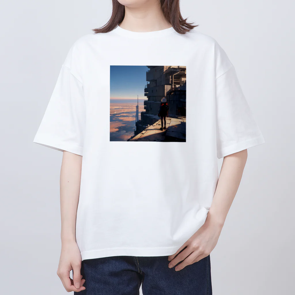 遺構探訪のセリオン遺城 オーバーサイズTシャツ