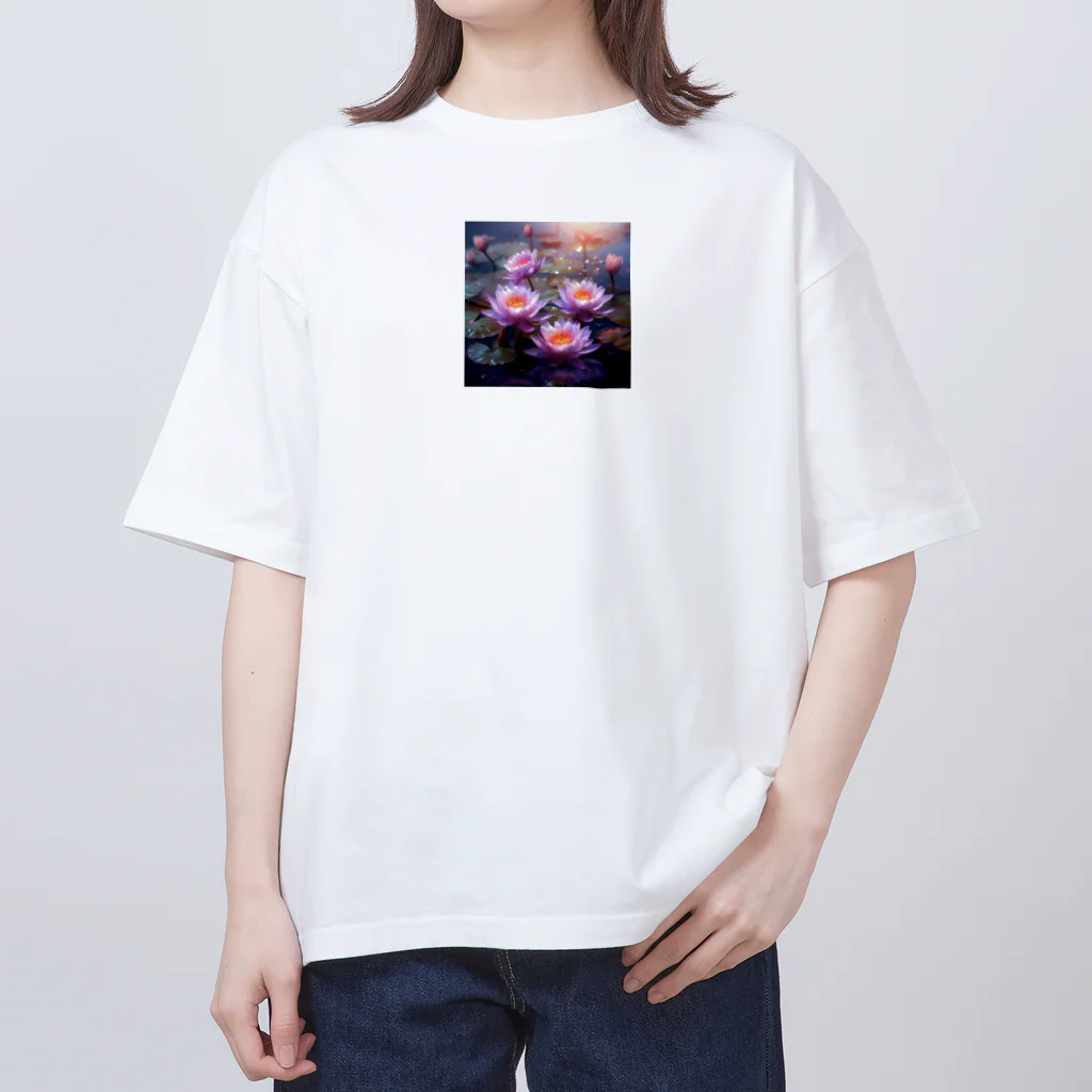 AQUAMETAVERSEの睡蓮　なでしこ1478 Oversized T-Shirt