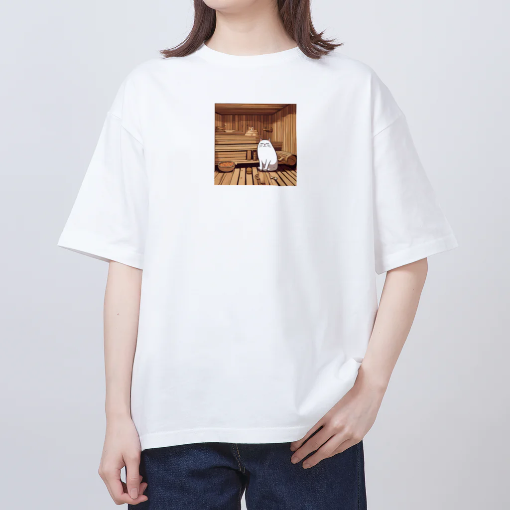 yosshiyyのぶさかわ猫 Oversized T-Shirt