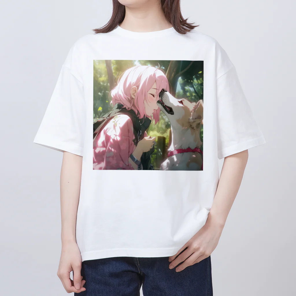 ぶーたんの犬との素敵な週末 オーバーサイズTシャツ