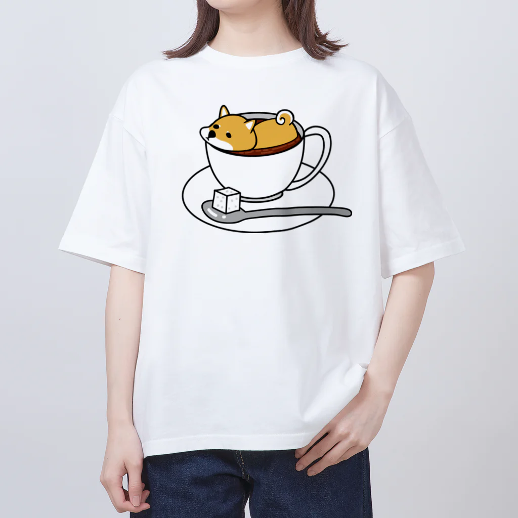 キノフシの店のしばいぬコーヒー Oversized T-Shirt