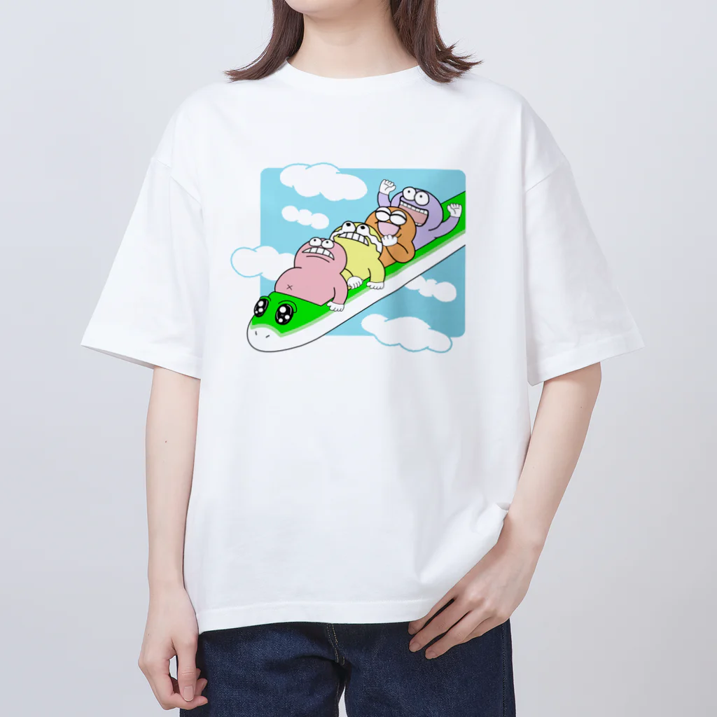 biskuのギャーー！！(ジェットコースター) Oversized T-Shirt