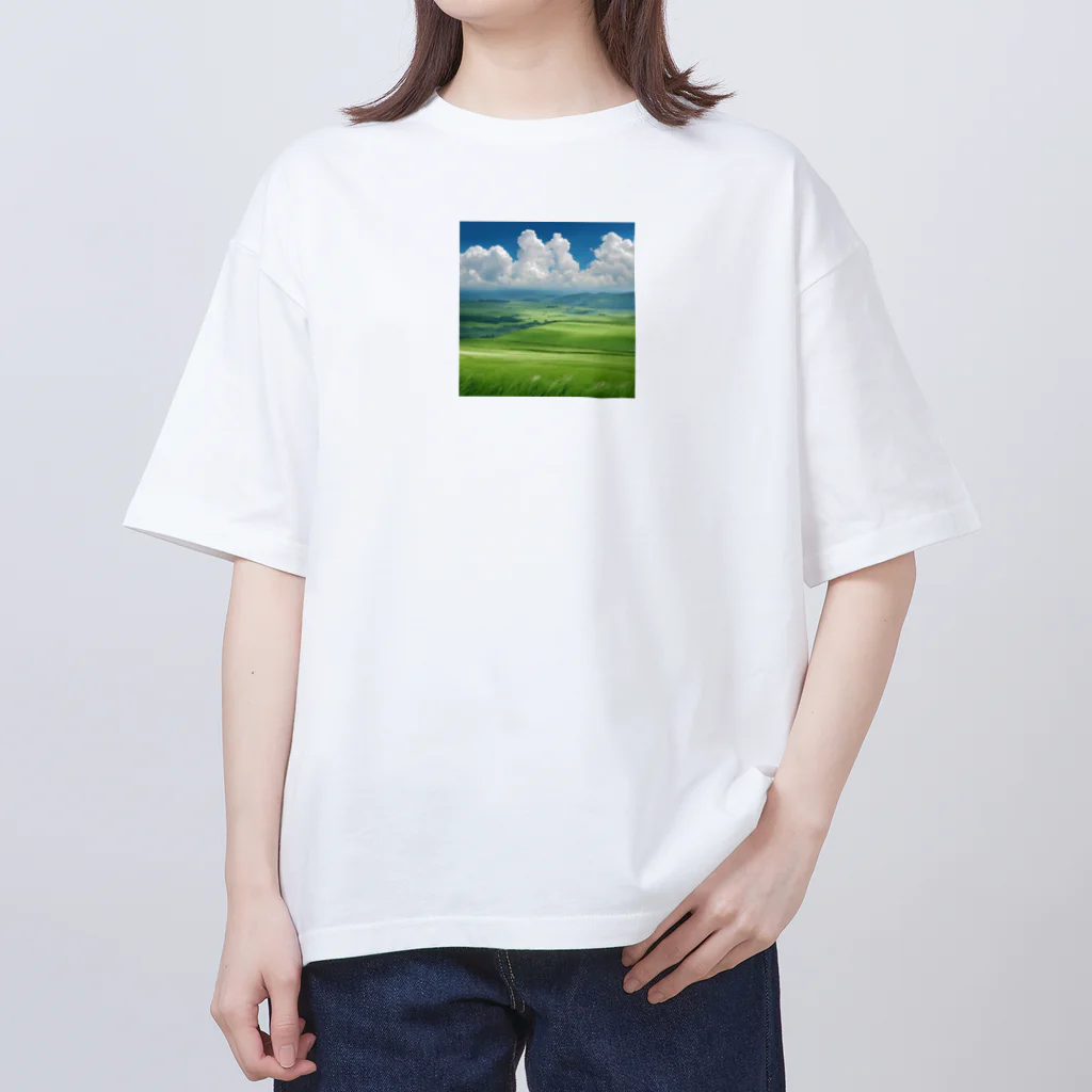 ウェブエンパイアの自然と理想のオアシス Oversized T-Shirt