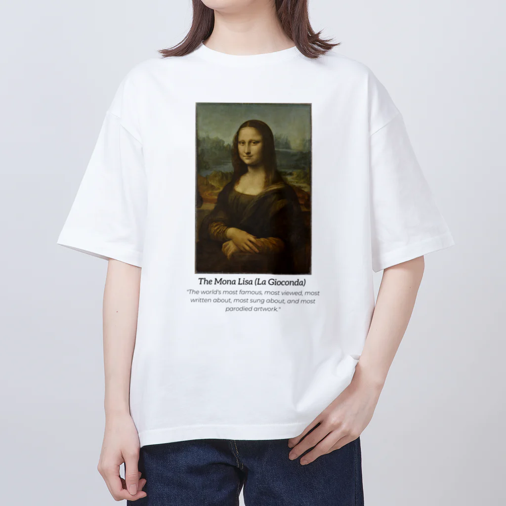 Ｘ-ＣＡＮＶＡＳのモナ・リザ Oversized T-Shirt