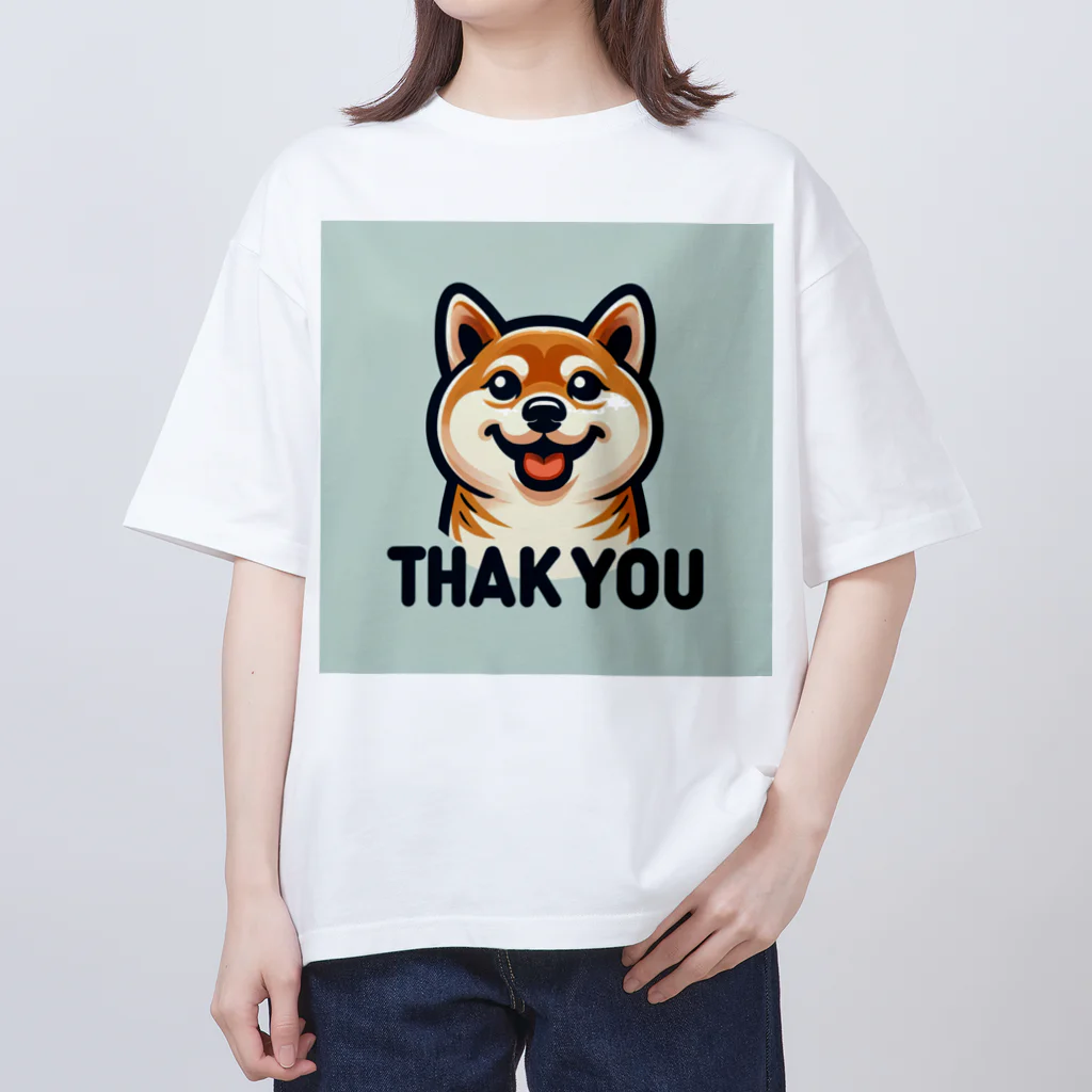 keikei5の魅力的な柴犬 オーバーサイズTシャツ