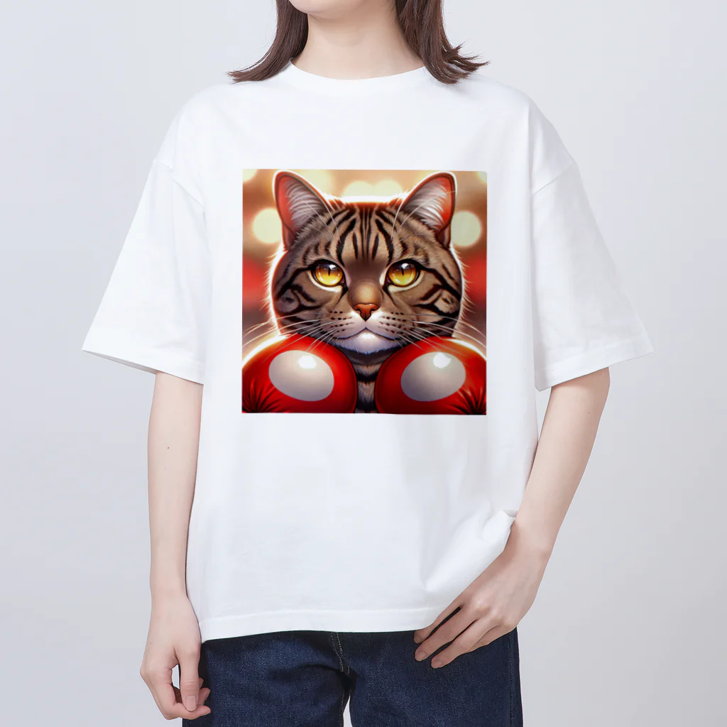 Super__Catのファイトキャット Oversized T-Shirt