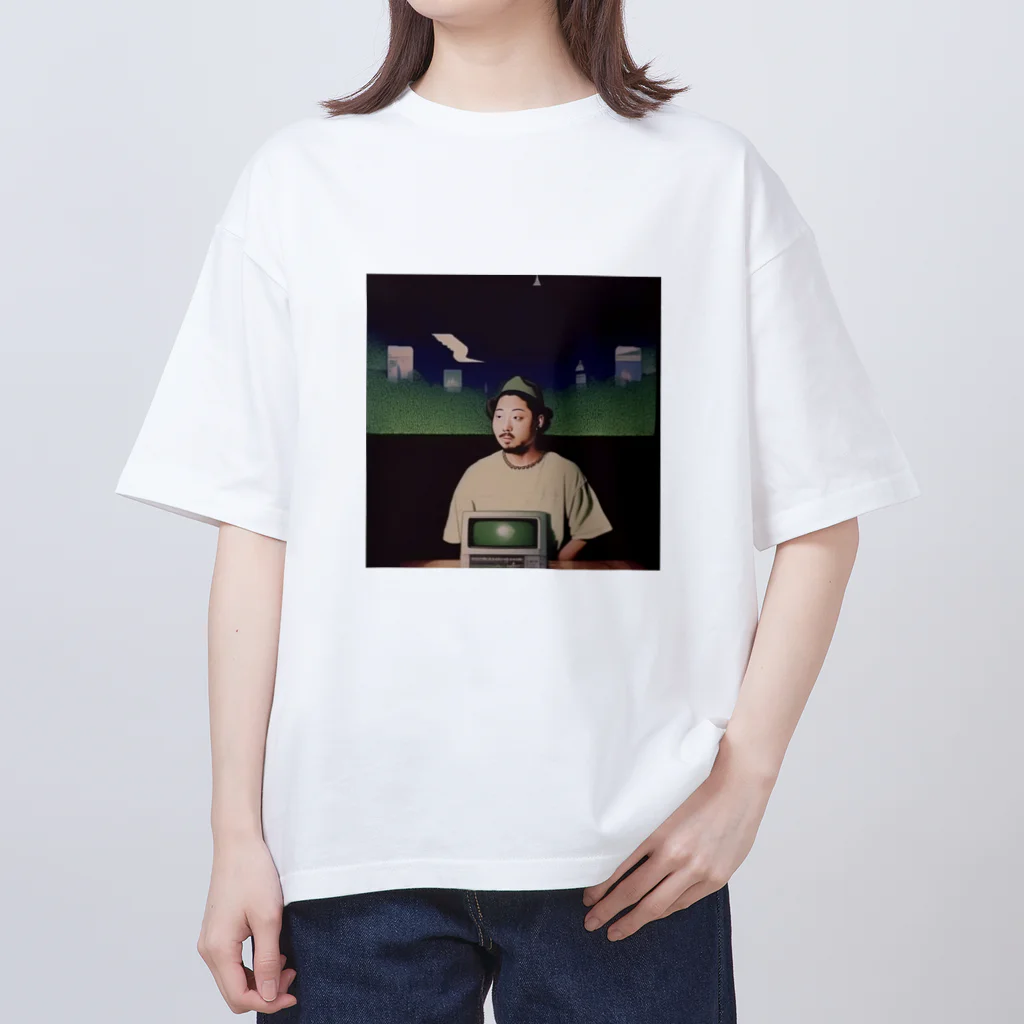 Vintage Hi-Tecのcomputer lover rapper Oversized T-Shirt