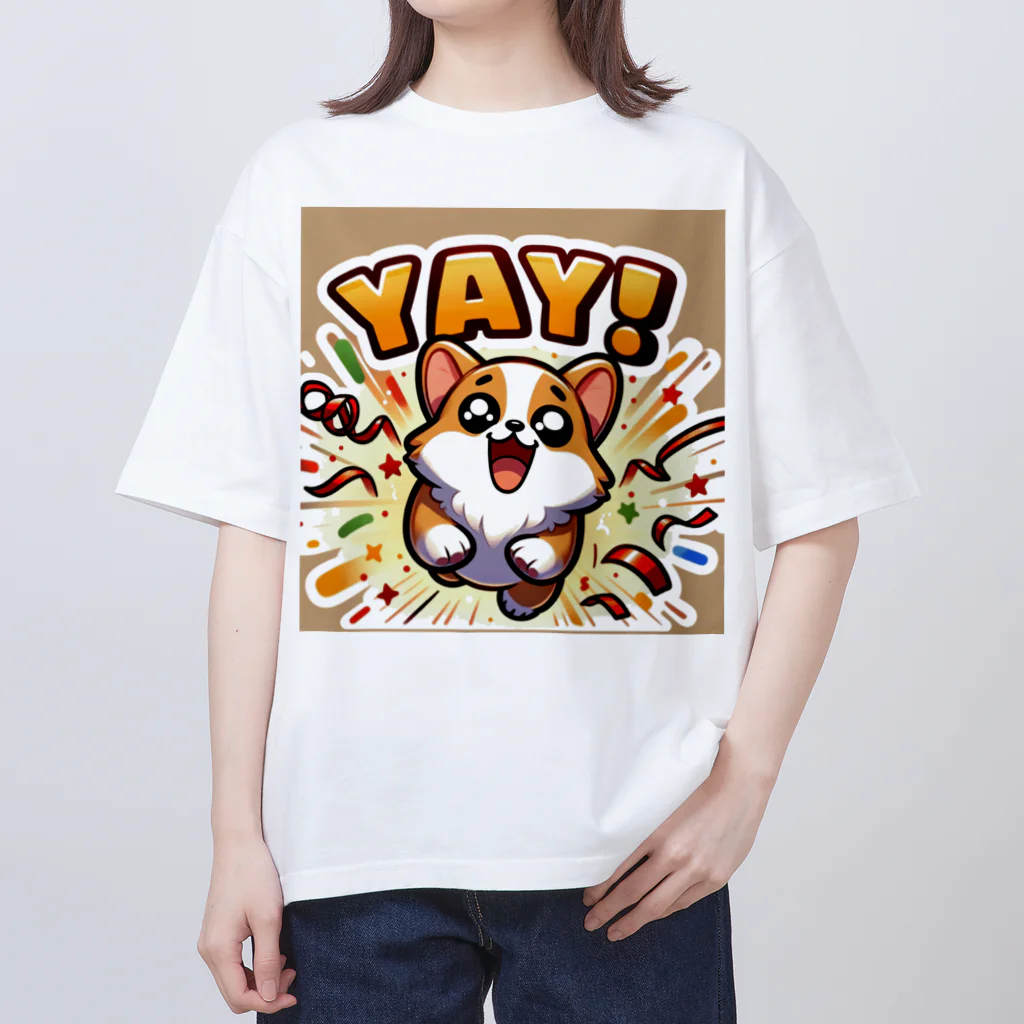 keikei5の超キュートな柴犬 Oversized T-Shirt