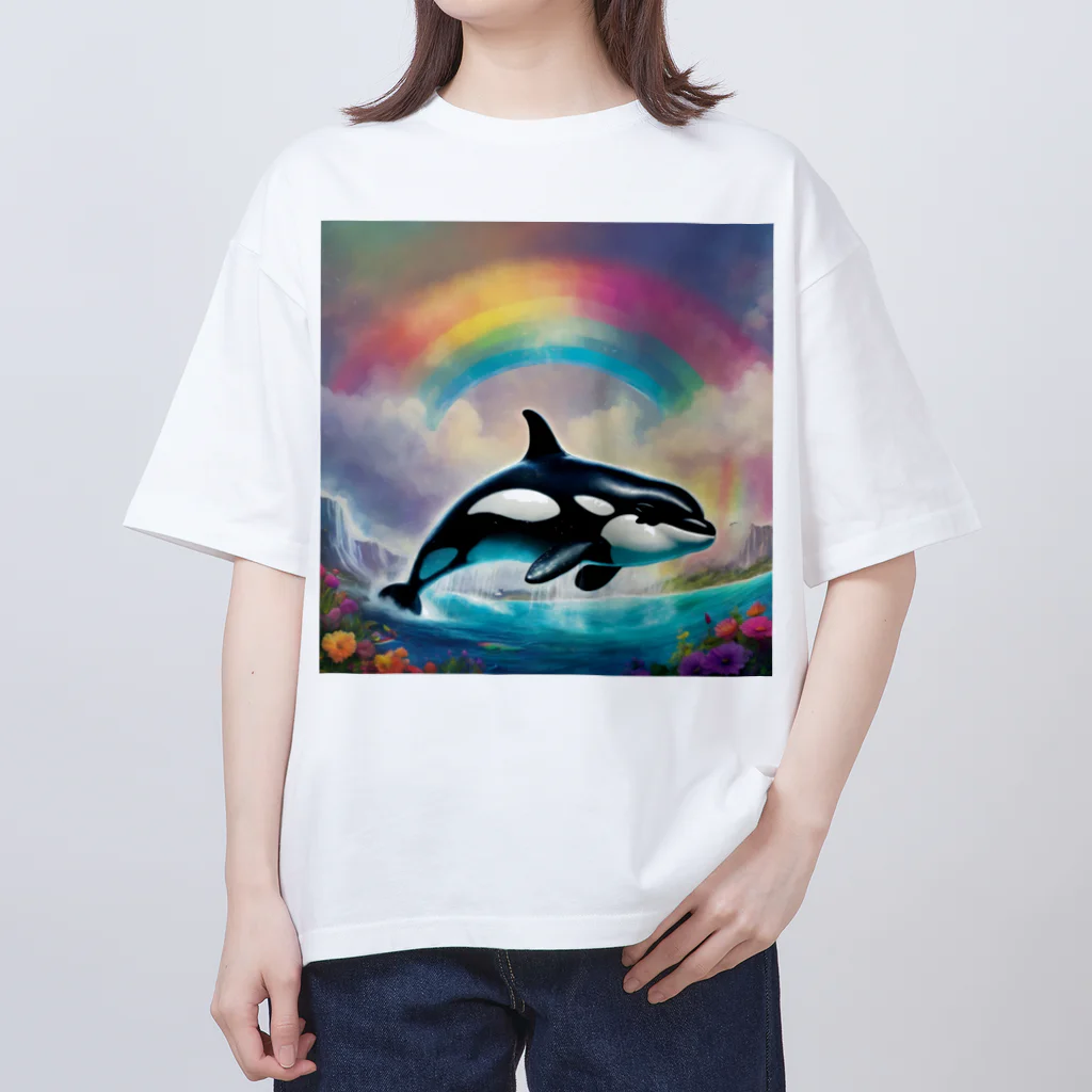 てぃっちゃんのシャチ Oversized T-Shirt