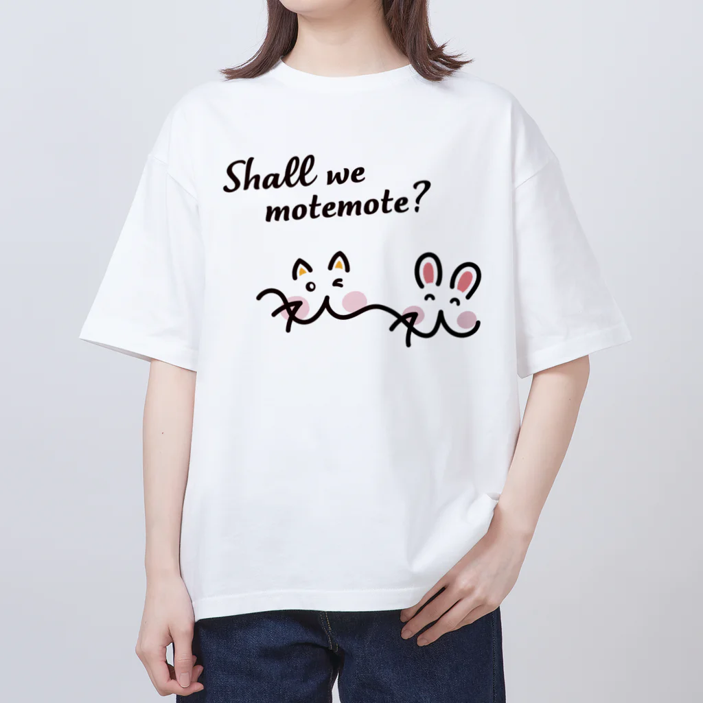 モテモテのモテモテ オーバーサイズTシャツ