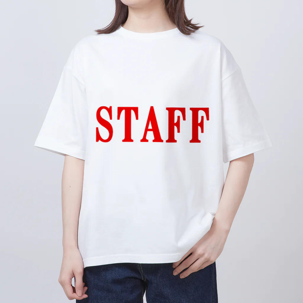 にゃんこ王子のにゃんこ王子 STAFF赤 オーバーサイズTシャツ