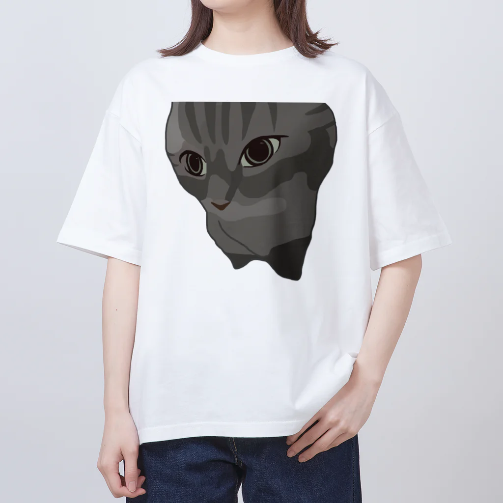 手書きイラストで猫ミームのチピチャパネコ Oversized T-Shirt