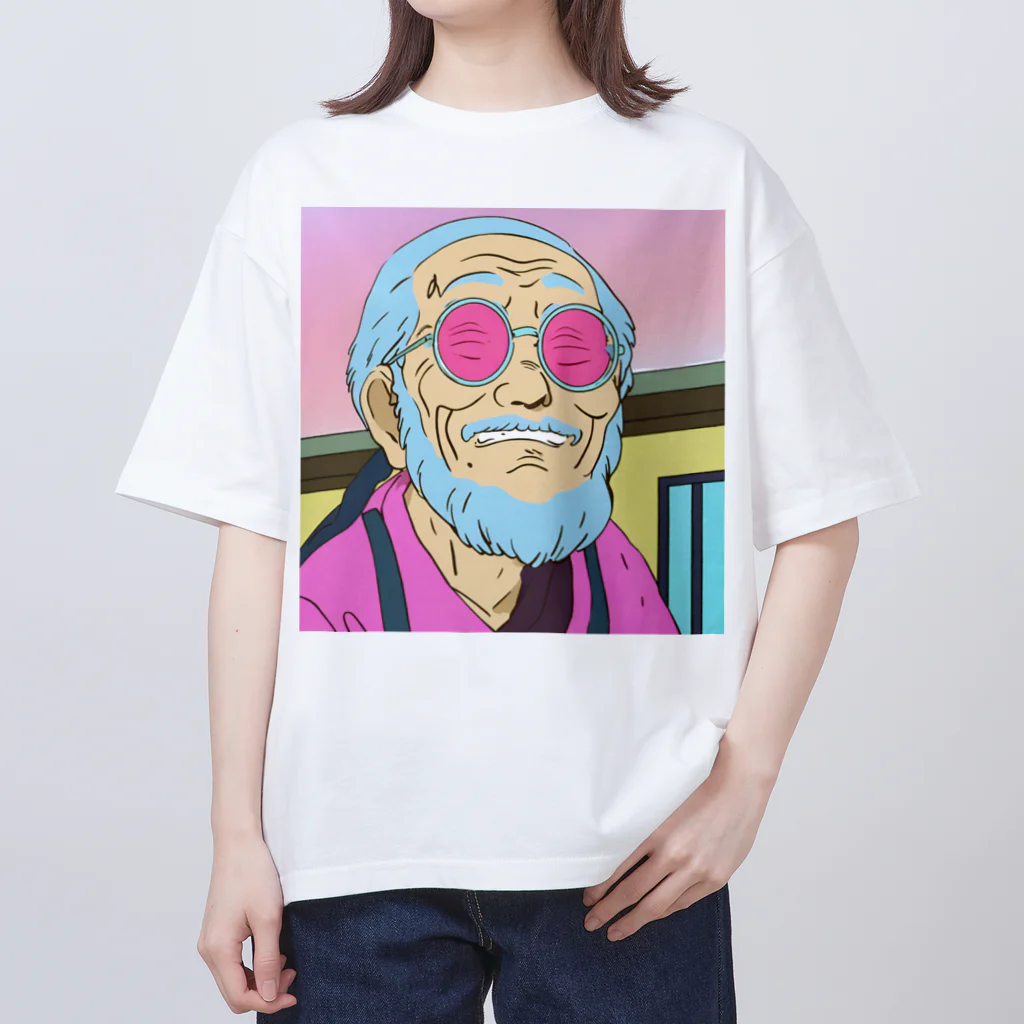 みんとの陽気なサングラスおじさん Oversized T-Shirt