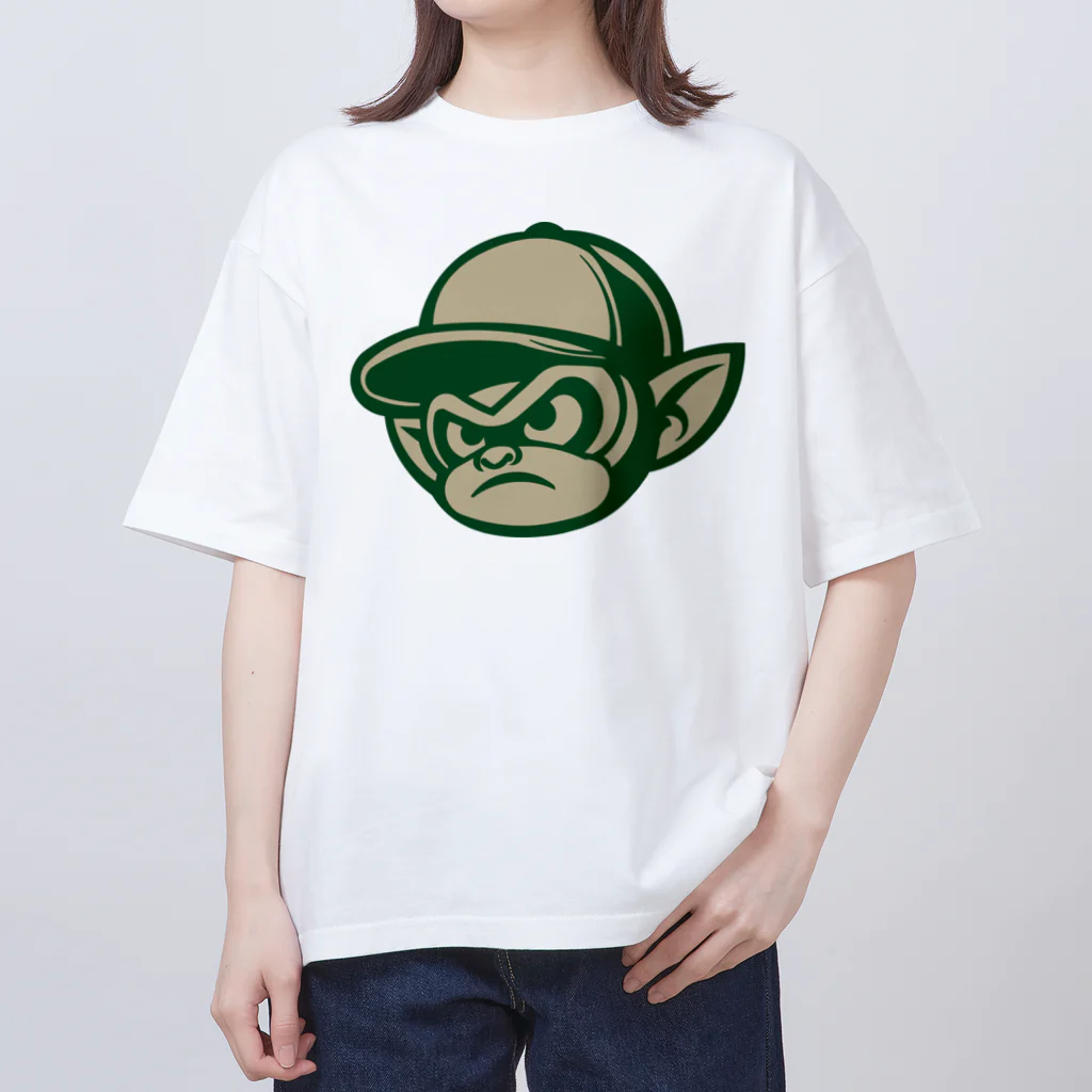 Omiya_ JAP_038のRCW_Gorilla_gr オーバーサイズTシャツ