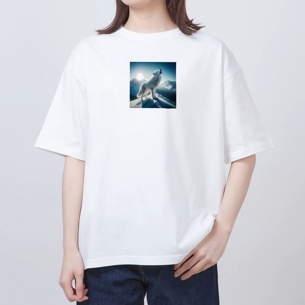 dandandangoの狼の遠吠え オーバーサイズTシャツ