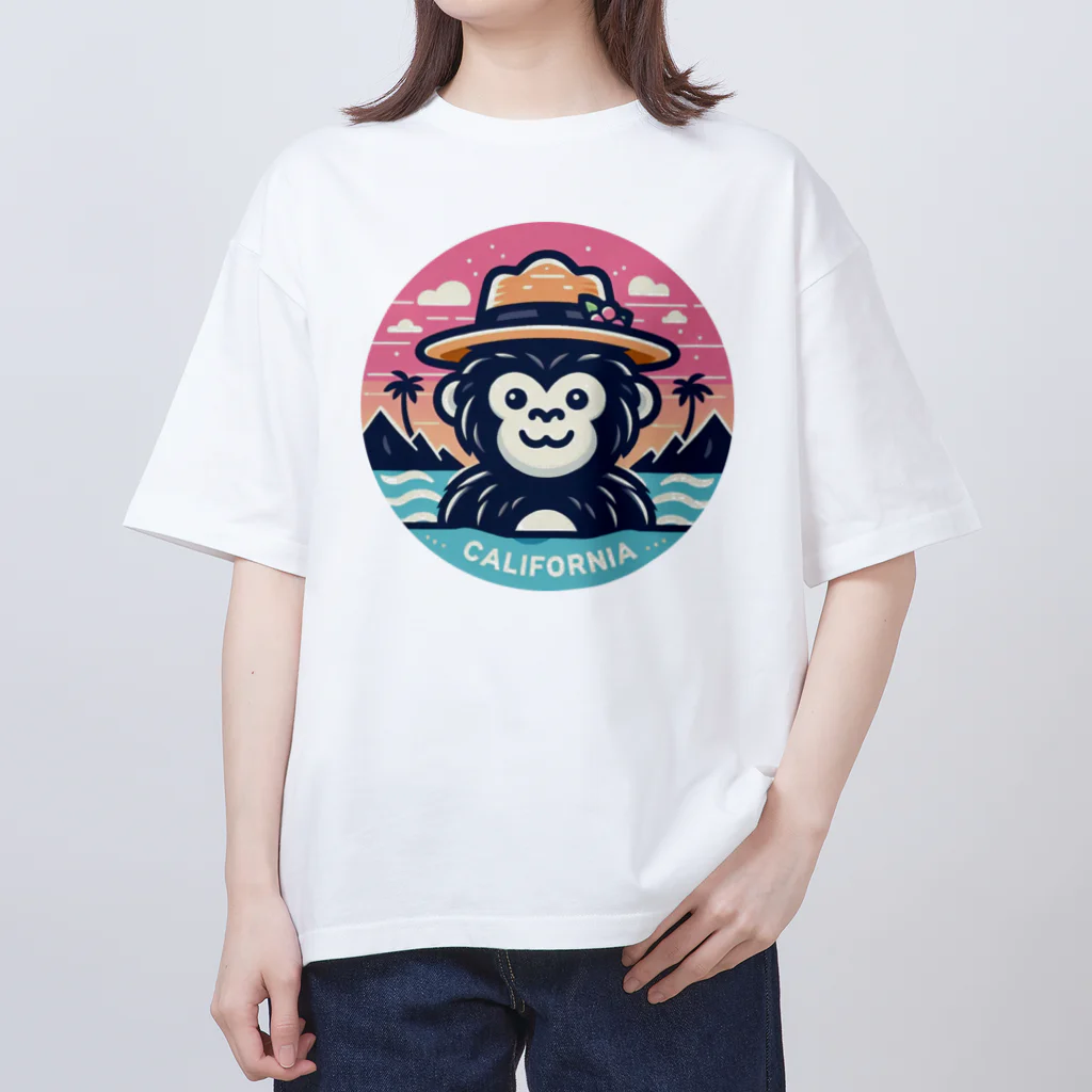 Omiya_ JAP_038のRCW_Gorilla_California Oversized T-Shirt