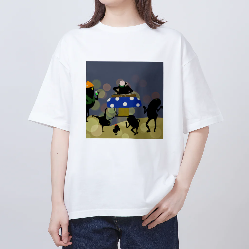 もじゃの店のダンスもじゃ オーバーサイズTシャツ