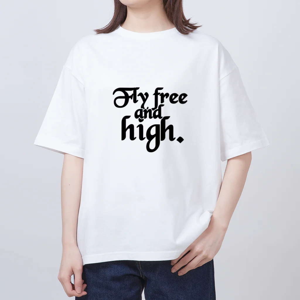 TaDan_StoreのFly free and high. Oversized T-Shirt