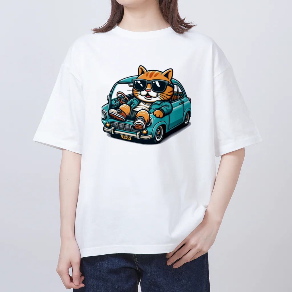 Kstyle44のデフォ猫グッズ オーバーサイズTシャツ