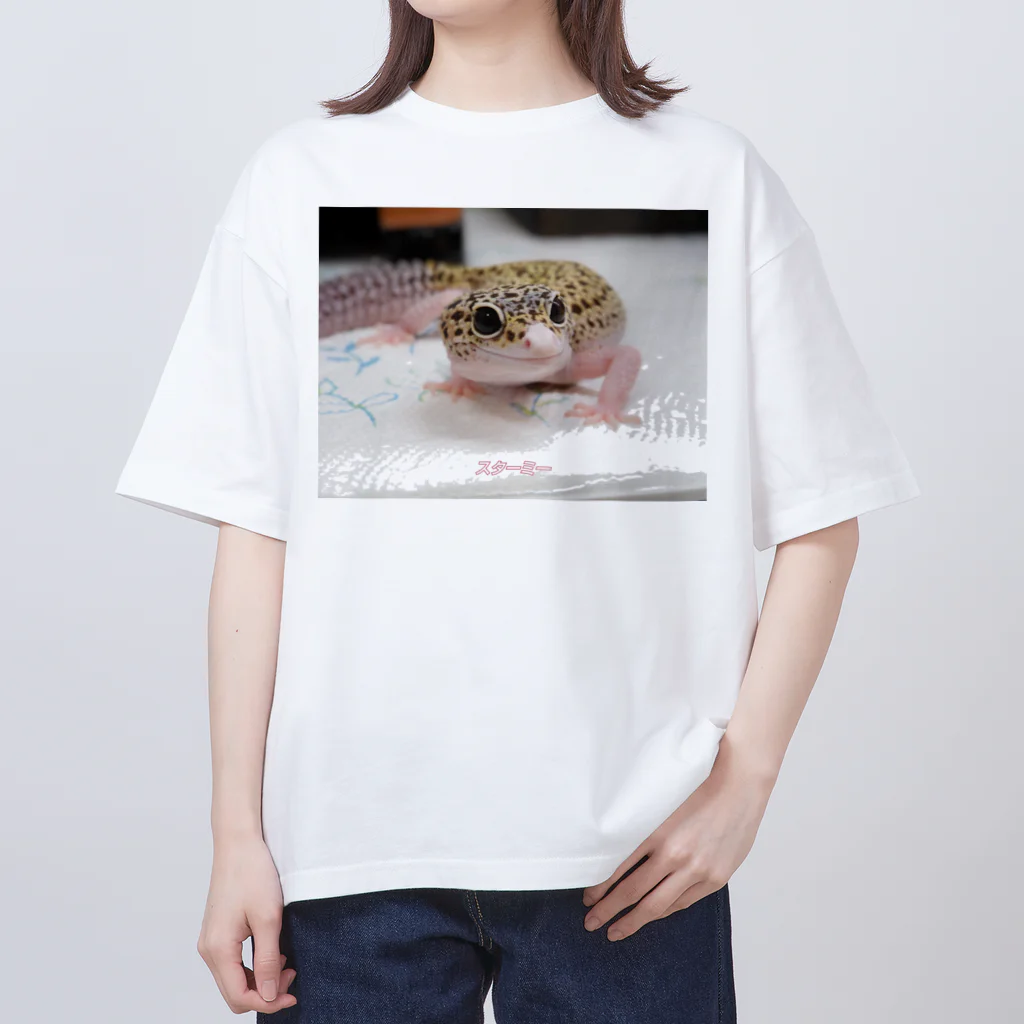 OBIWANREPのレオパのスターミーちゃん Oversized T-Shirt